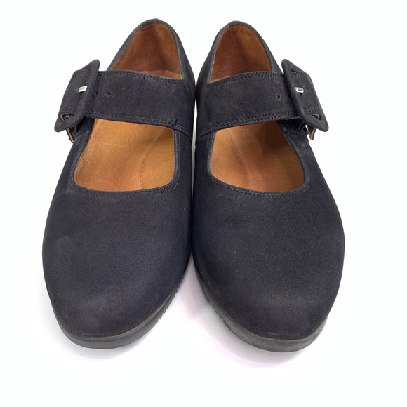 Beautifeel Suede Maryjane Low Heels Black - Picture 2 of 8